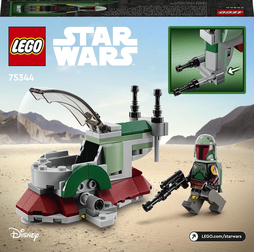 LEGO Star Wars - Boba Fettin tähtilaiva – mikrohävittäjä 6+