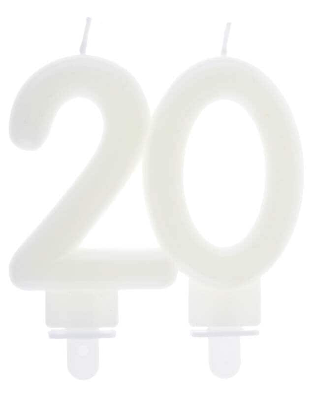 Kakkukynttilä Glow in the dark 20 vuotta
