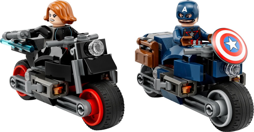 LEGO Avengers - Black Widow ja Captain America moottoripyörineen 6+