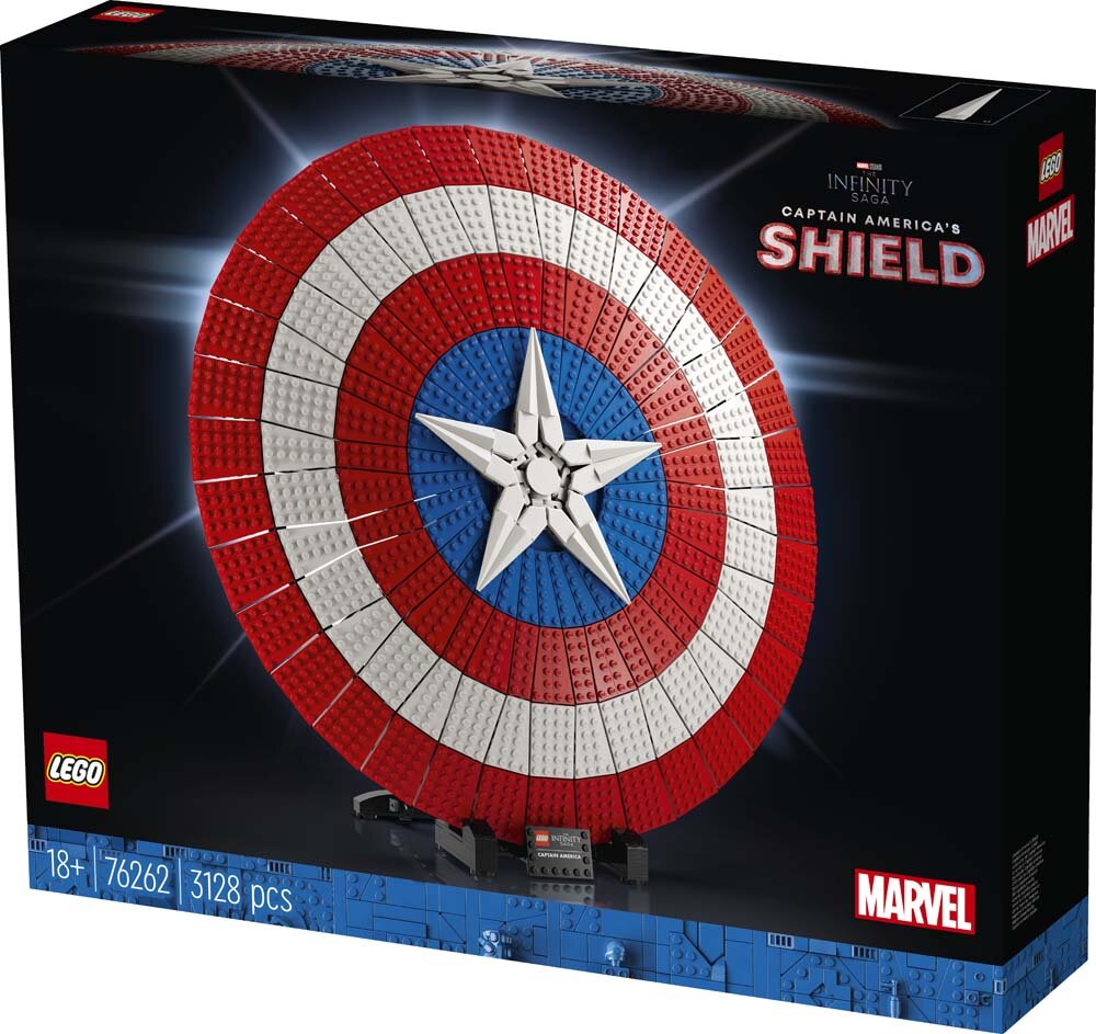 LEGO Marvel - Captain American kilpi 18+