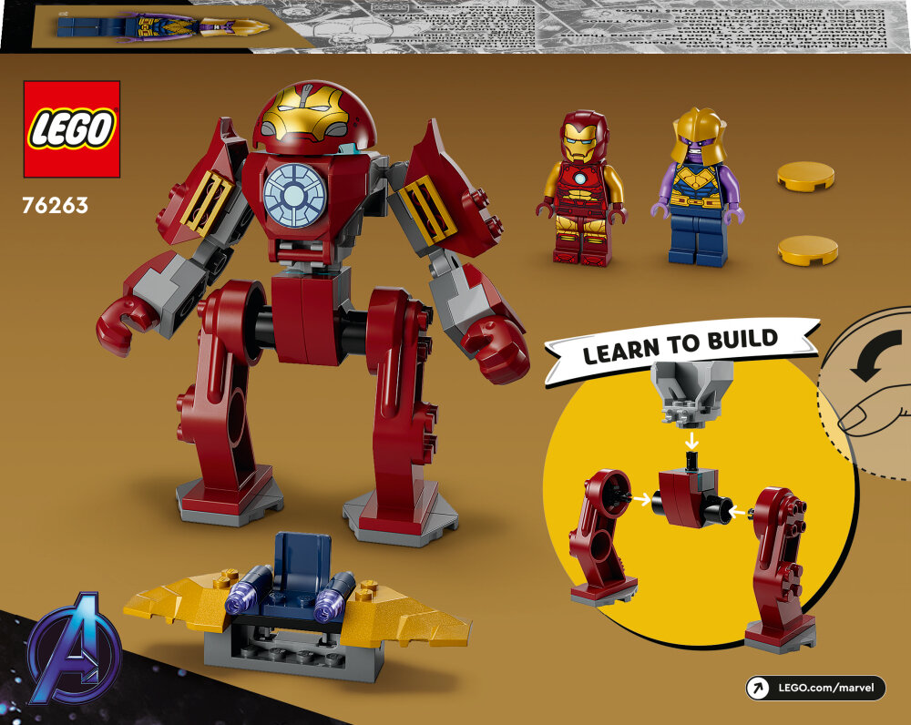 LEGO Avengers - Iron Manin Hulkbuster vs. Thanos 4+