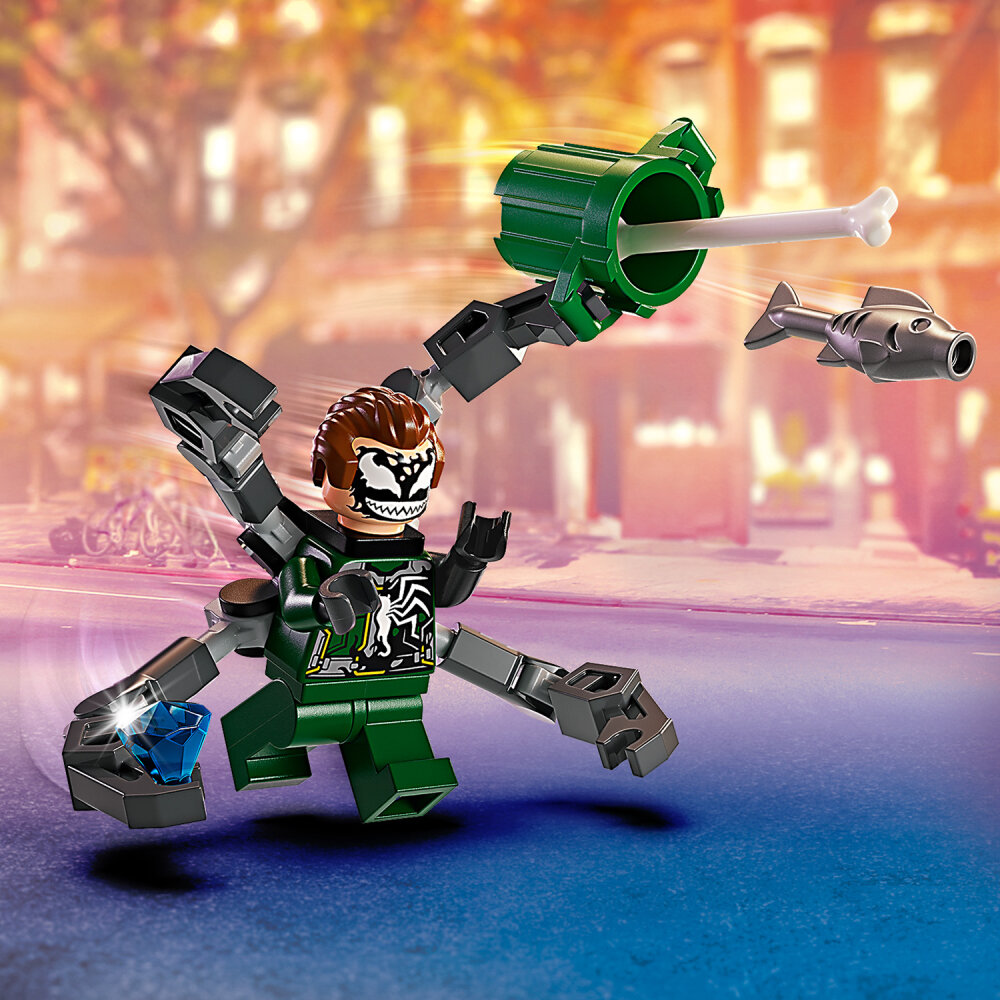 LEGO Marvel - Takaa-ajo moottoripyörällä: Spider-Man vastaan Tohtori Mustekala 6+