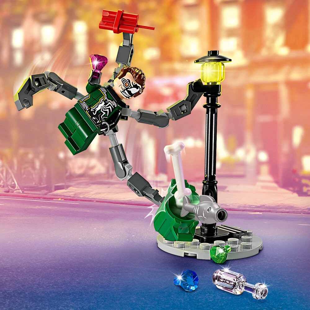 LEGO Marvel - Takaa-ajo moottoripyörällä: Spider-Man vastaan Tohtori Mustekala 6+