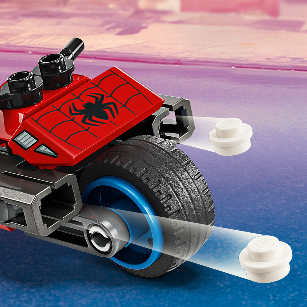 LEGO Marvel - Takaa-ajo moottoripyörällä: Spider-Man vastaan Tohtori Mustekala 6+