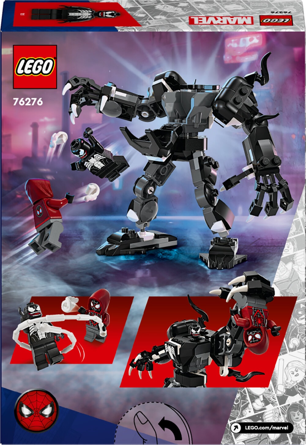 LEGO Marvel - Venom-robottiasu vastaan Miles Morales 6+