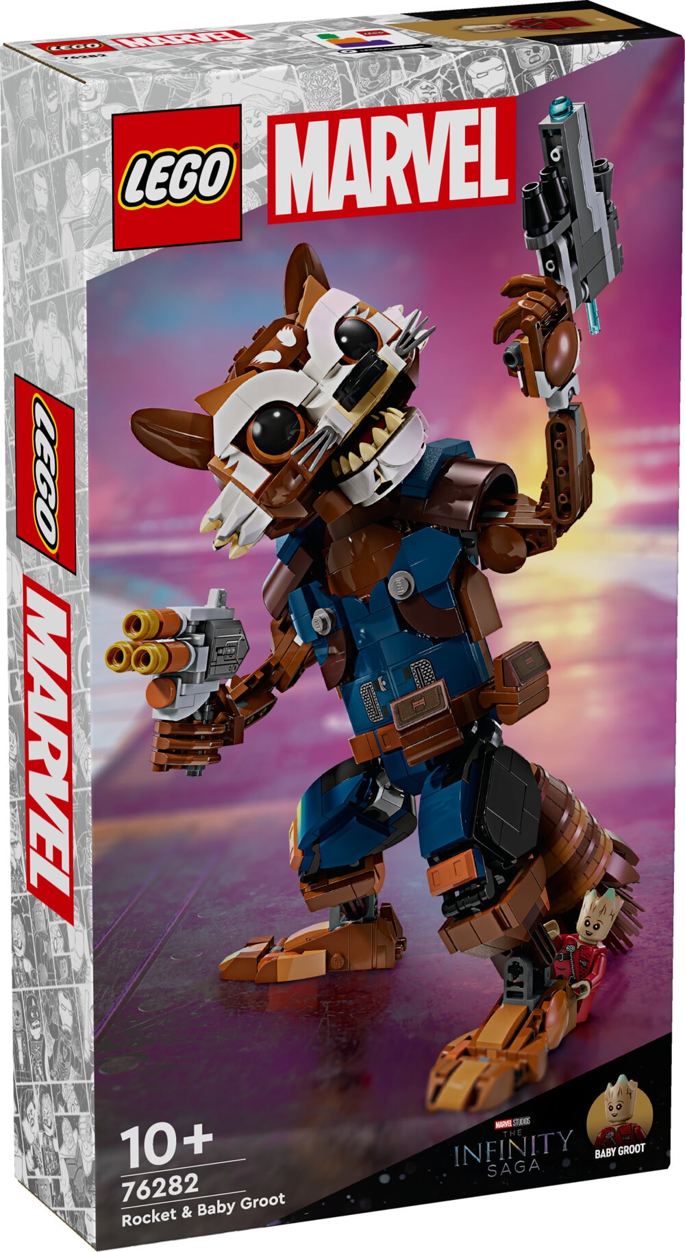 LEGO Marvel - Rocket ja Baby Groot 10+