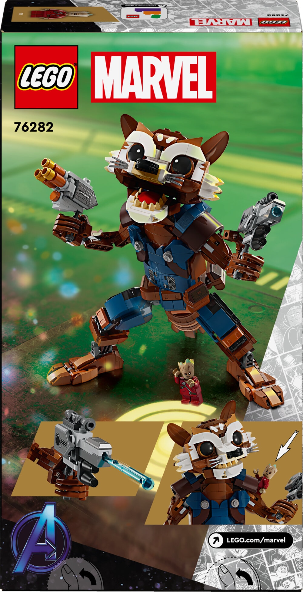 LEGO Marvel - Rocket ja Baby Groot 10+