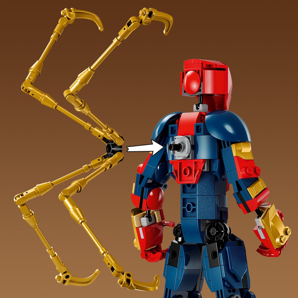 LEGO Marvel - Rakennettava Iron Spider-Man ‑hahmo 8+