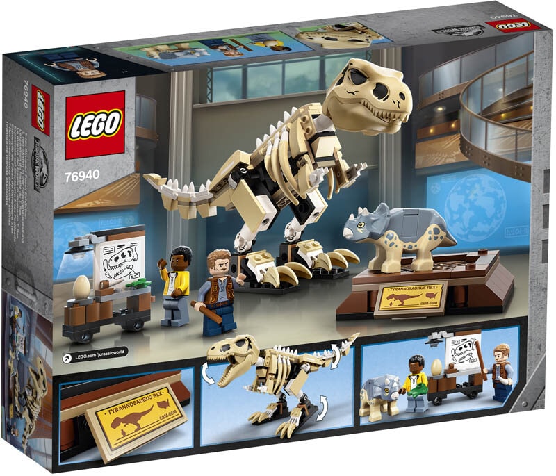 LEGO Jurassic World, Tyrannosaurus rex -fossiilinäyttely 7+