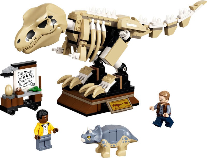 LEGO Jurassic World, Tyrannosaurus rex -fossiilinäyttely 7+