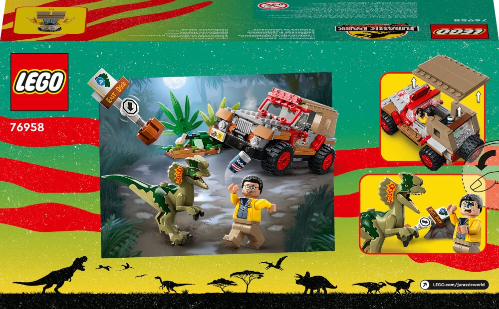 LEGO Jurassic World - Dilophosauruksen väijytys 6+