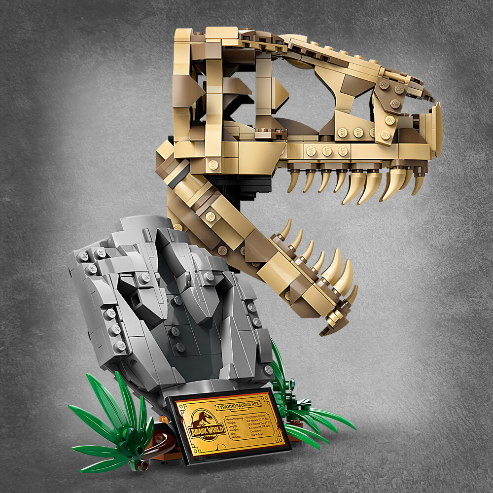 LEGO Jurassic World - Dinosaurusfossiilit: T-rexin pääkallo 9+