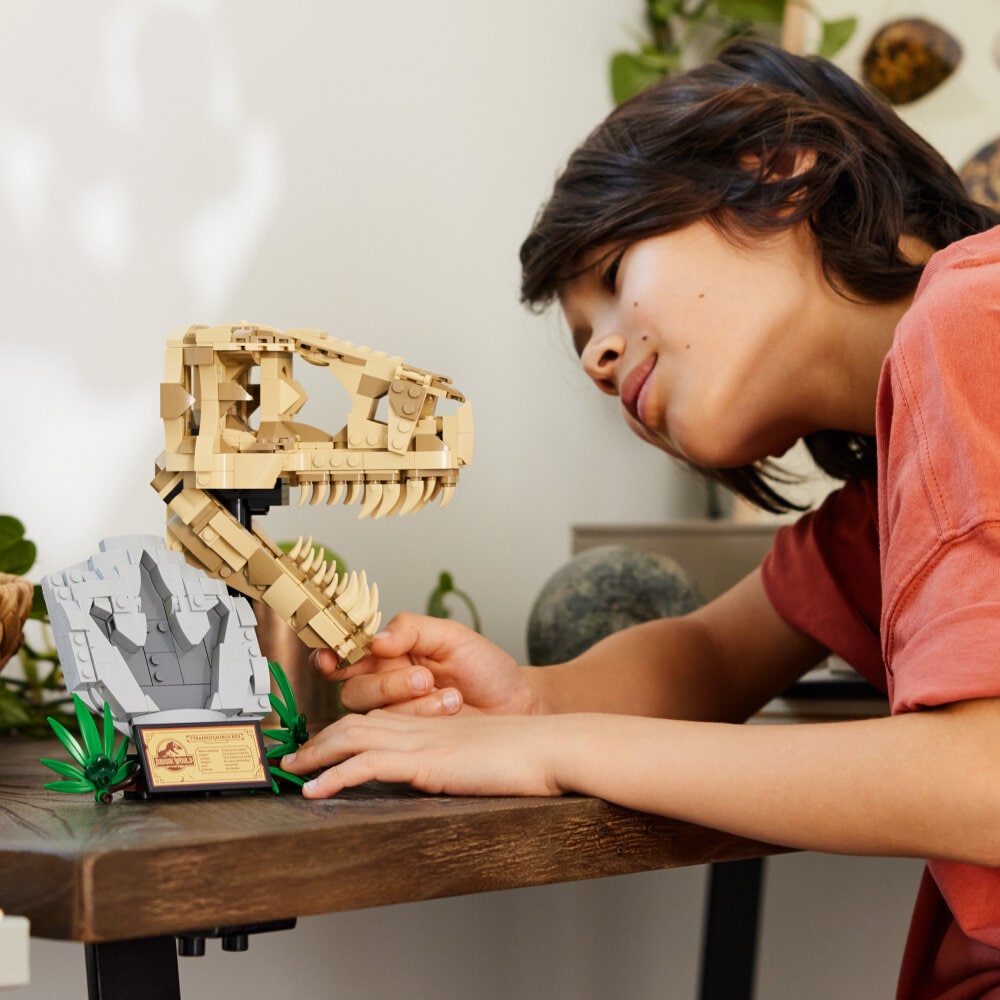 LEGO Jurassic World - Dinosaurusfossiilit: T-rexin pääkallo 9+