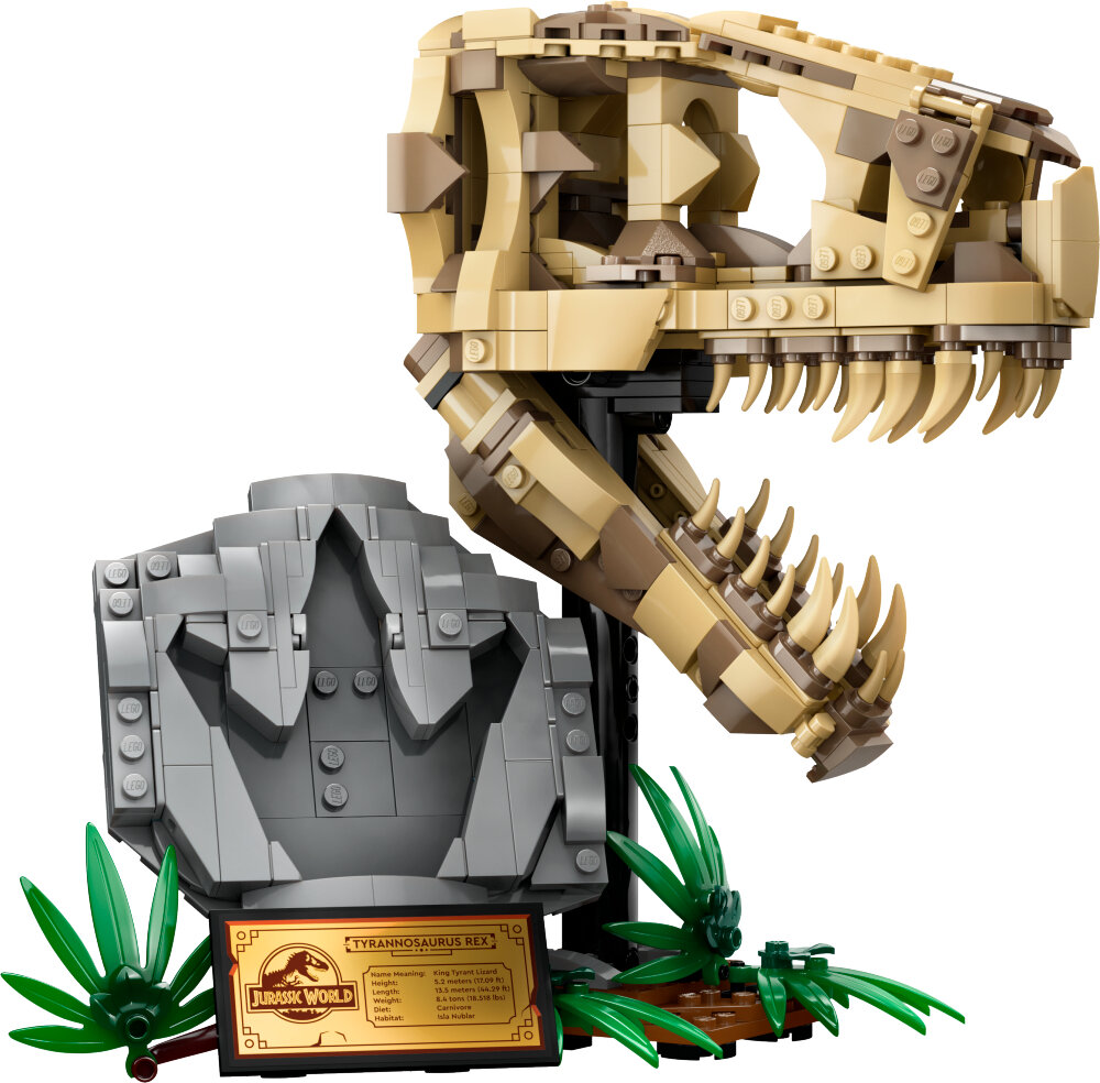 LEGO Jurassic World - Dinosaurusfossiilit: T-rexin pääkallo 9+