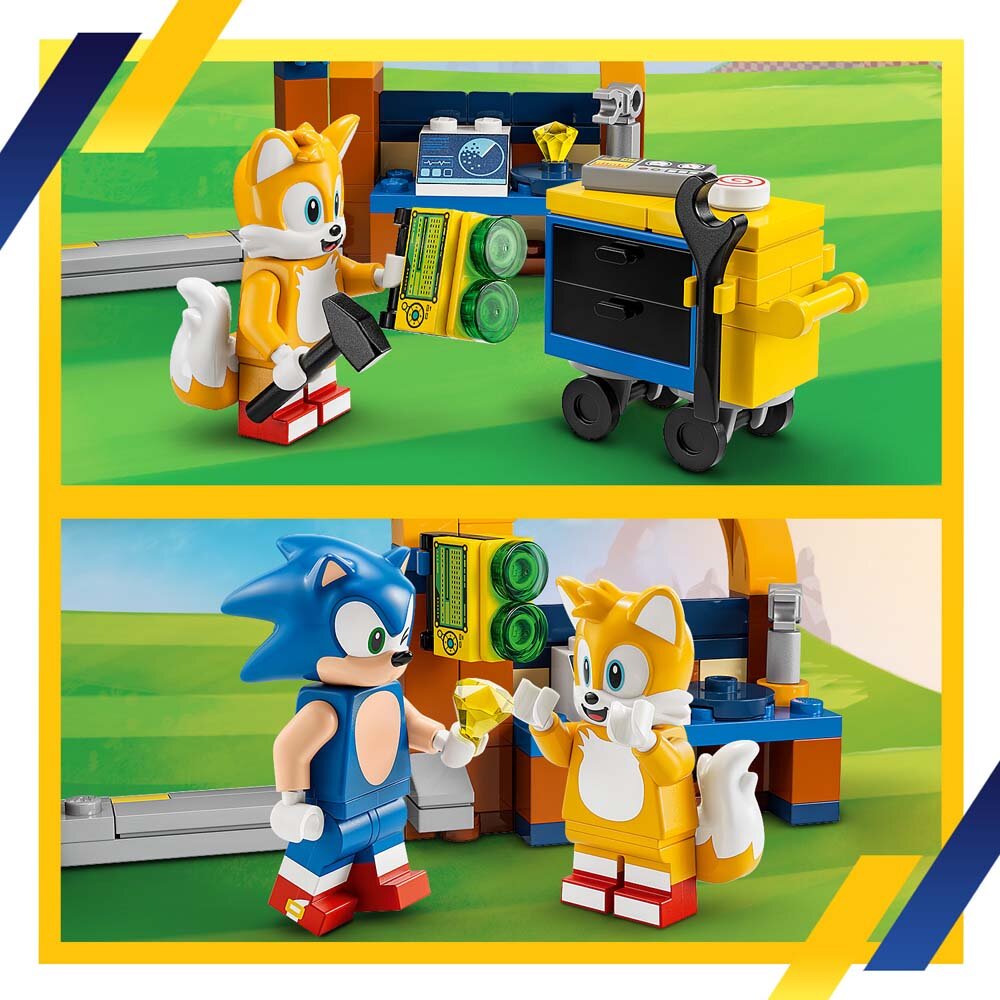 LEGO Sonic The Hedgehog - Tailsin työpaja ja Tornado-lentokone 6+