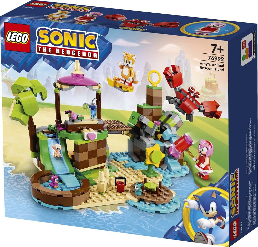 LEGO Sonic The Hedgehog - Amyn pelastettujen eläinten saari 7+