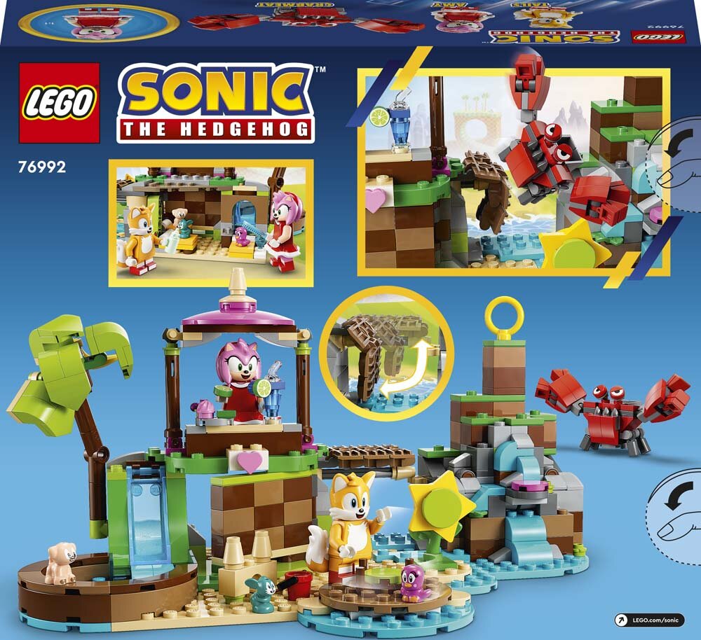 LEGO Sonic The Hedgehog - Amyn pelastettujen eläinten saari 7+