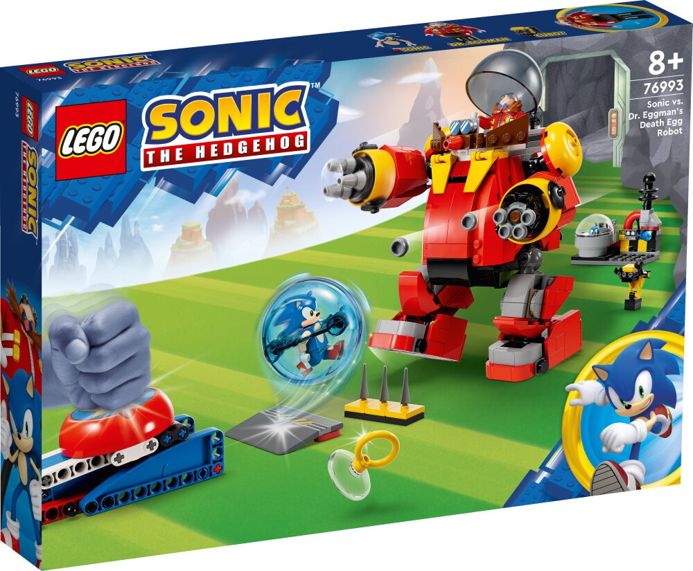 LEGO Sonic The Hedgehog - Sonic vs. tri Eggmanin Kuolemanmuna-robotti 8+