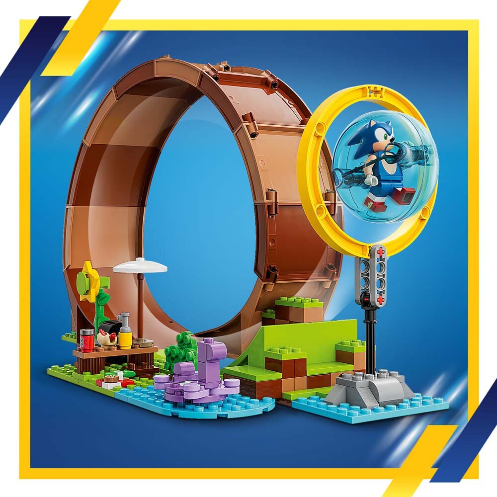 LEGO Sonic The Hedgehog - Sonicin vihreän kukkulan silmukkahaaste 8+