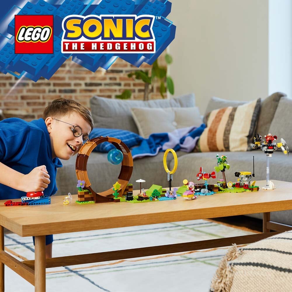 LEGO Sonic The Hedgehog - Sonicin vihreän kukkulan silmukkahaaste 8+