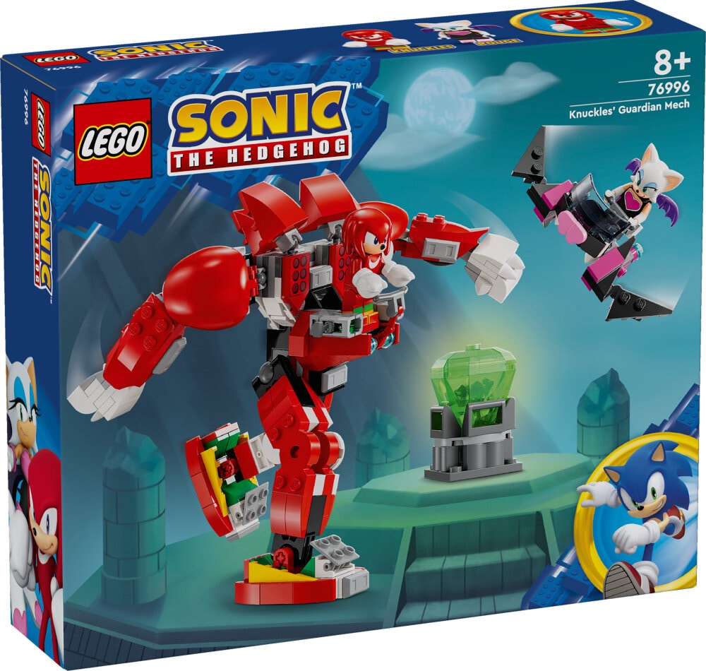 LEGO Sonic The Hedgehog - Knucklesin vartijarobotti 8+