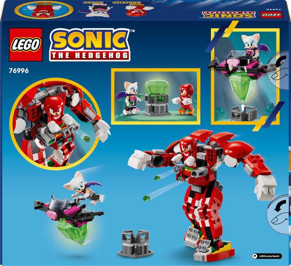 LEGO Sonic The Hedgehog - Knucklesin vartijarobotti 8+