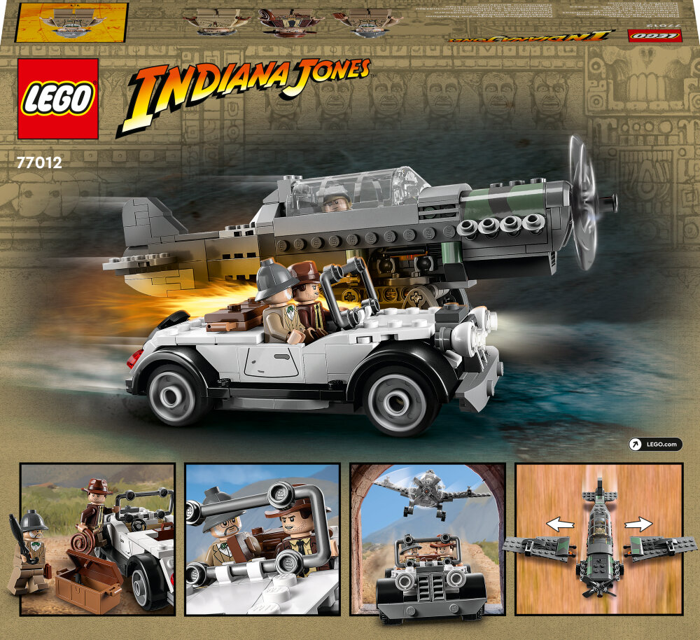 LEGO Indiana Jones - Hävittäjälentokoneen hyökkäys 8+