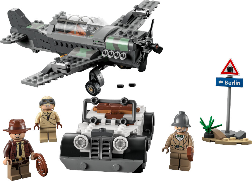 LEGO Indiana Jones - Hävittäjälentokoneen hyökkäys 8+