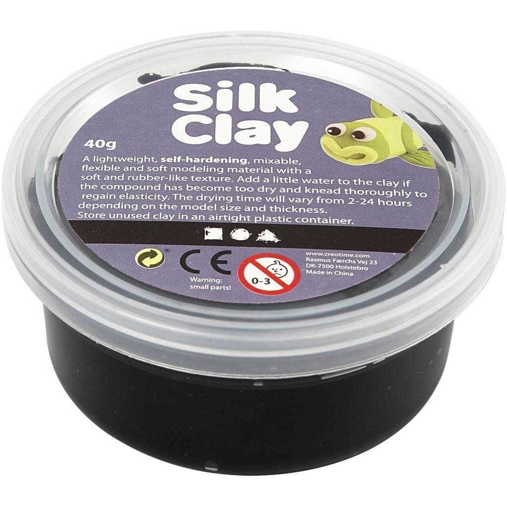 Silk Clay® - Musta 40 grammaa