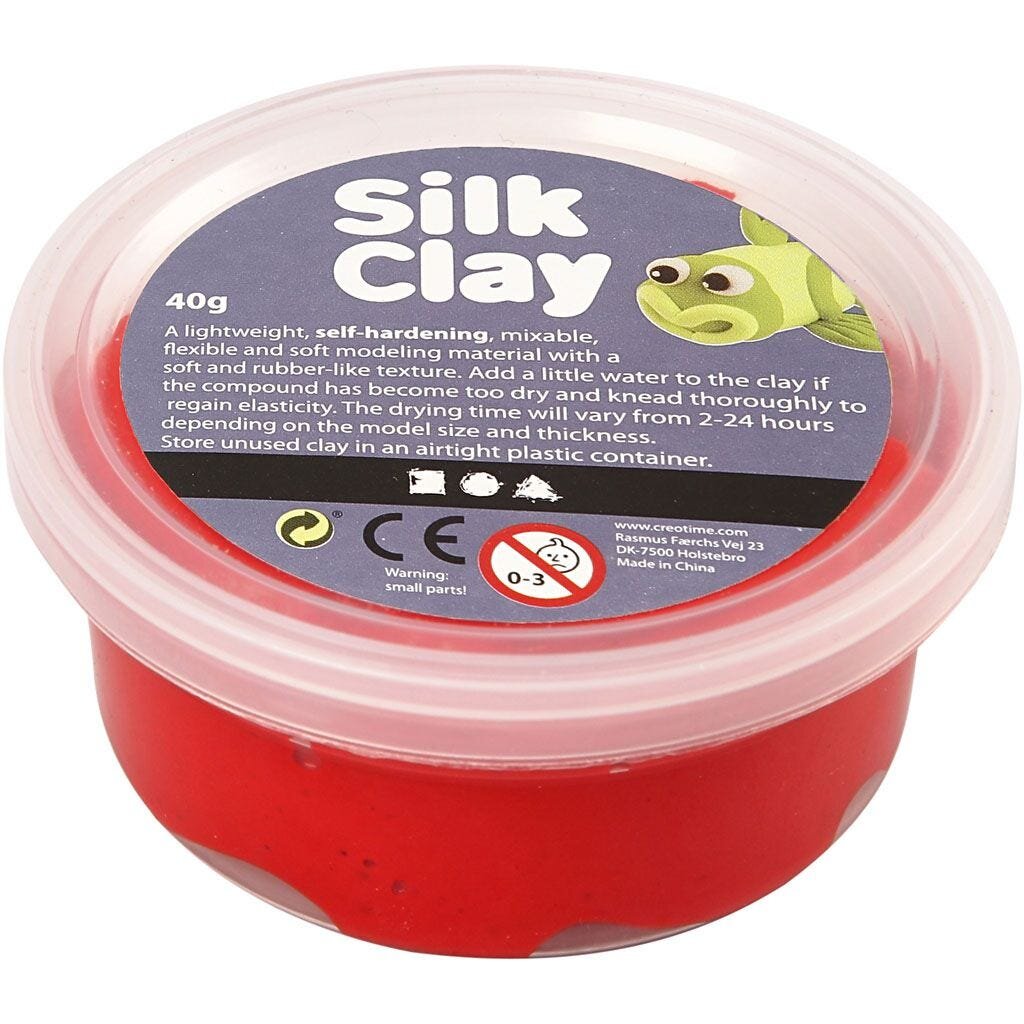 Silk Clay® - Punainen 40 grammaa