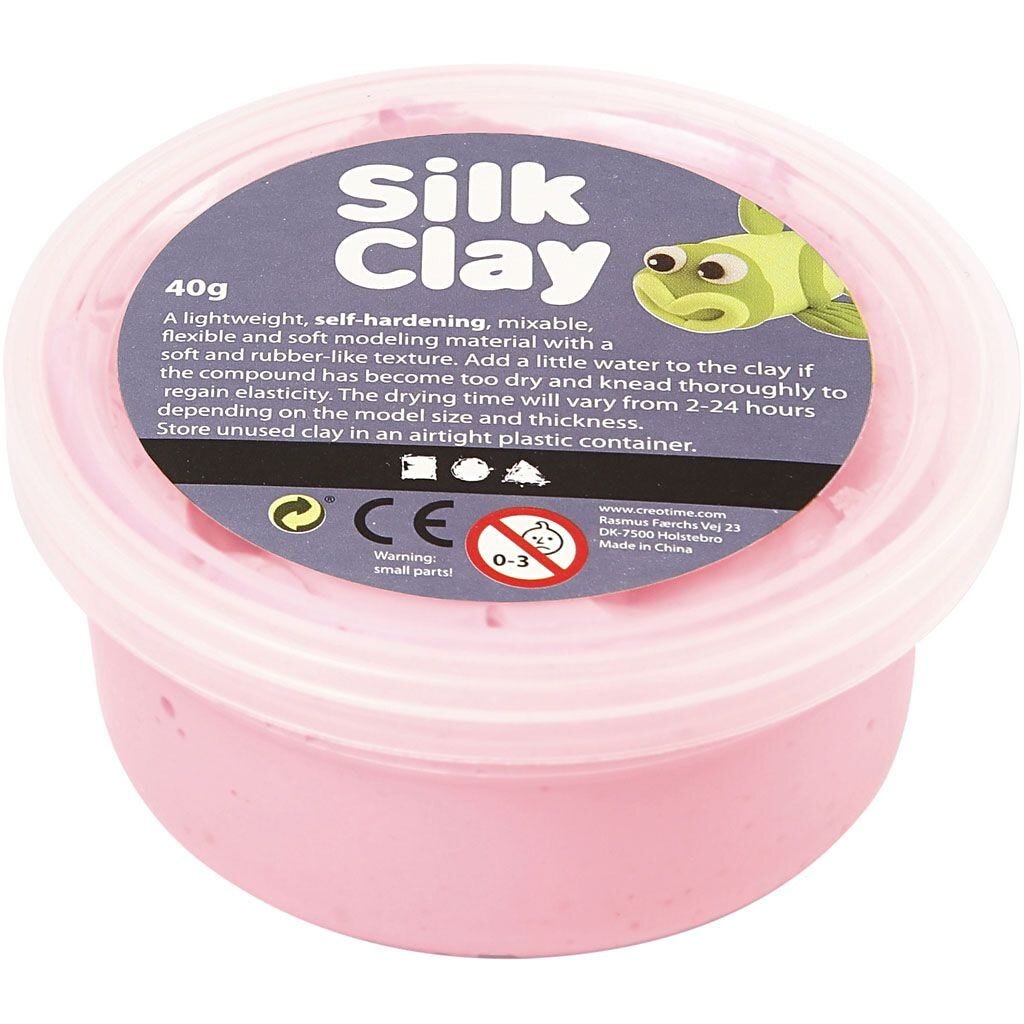 Silk Clay® - Vaaleanpunainen 40 grammaa