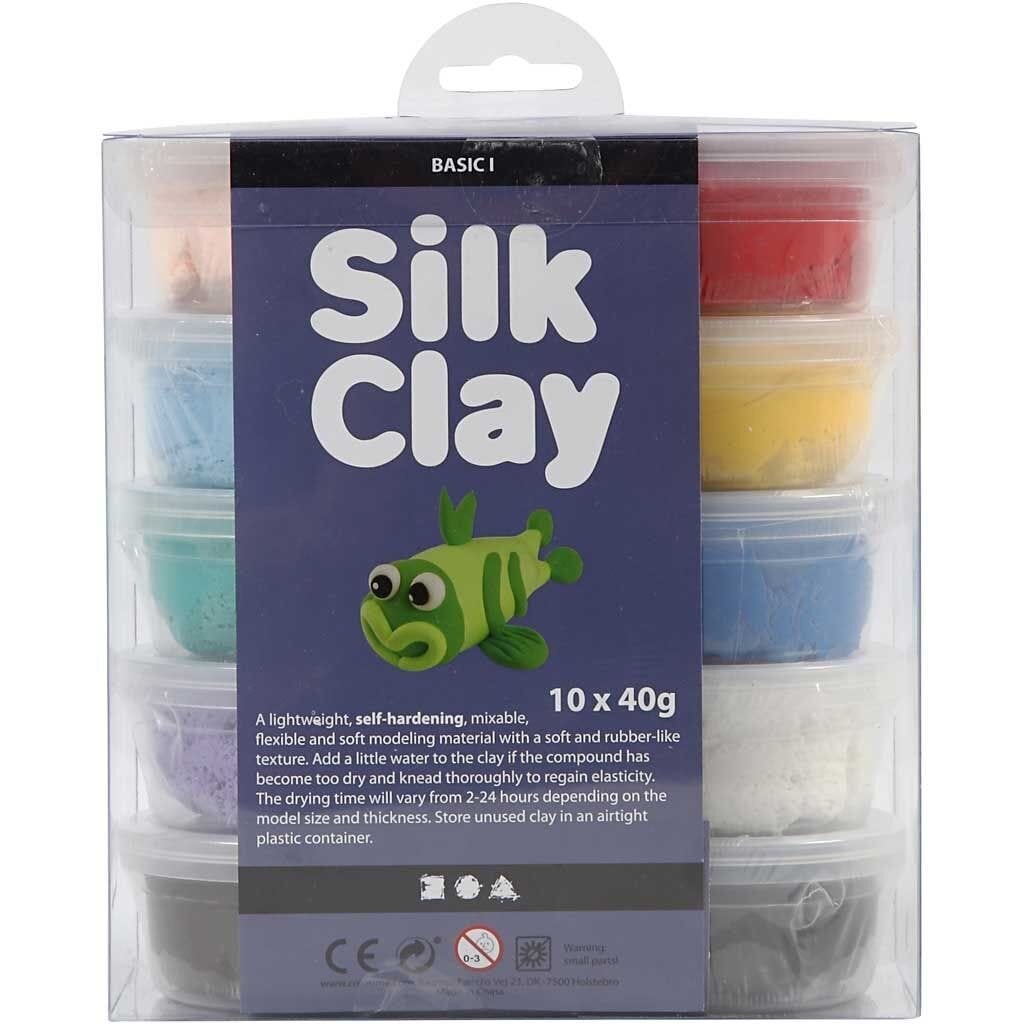 Silk Clay® - Väriyhdistelmä 10-pakkaus