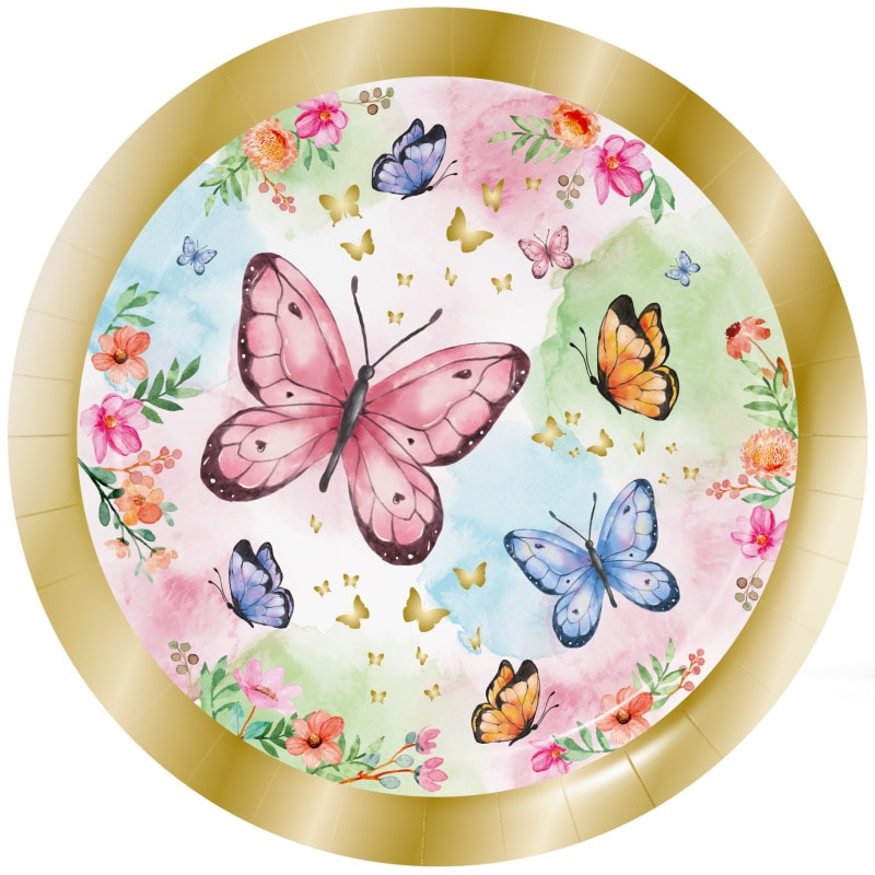 Butterfly Shimmer - Lautaset 8 kpl