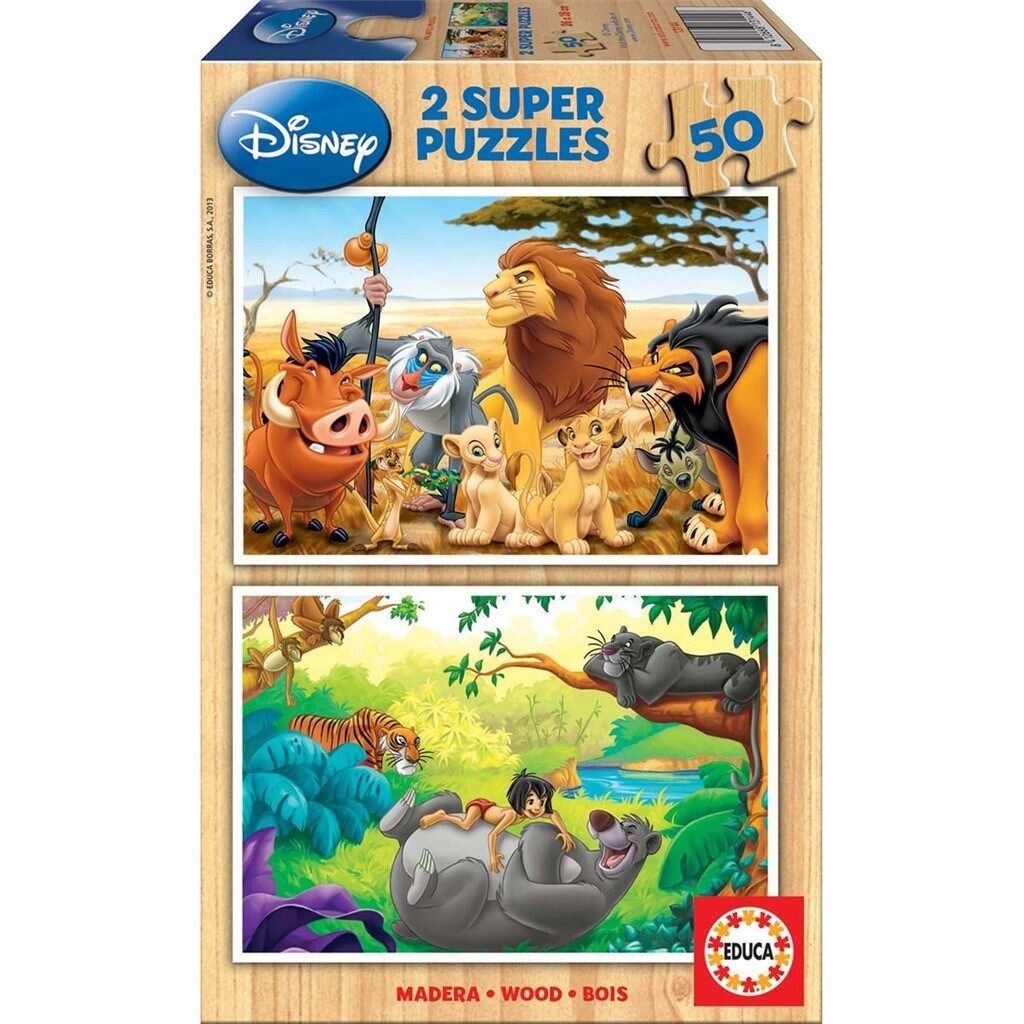 Educa Palapeli, Disney Animal Friends 2x50 palaa