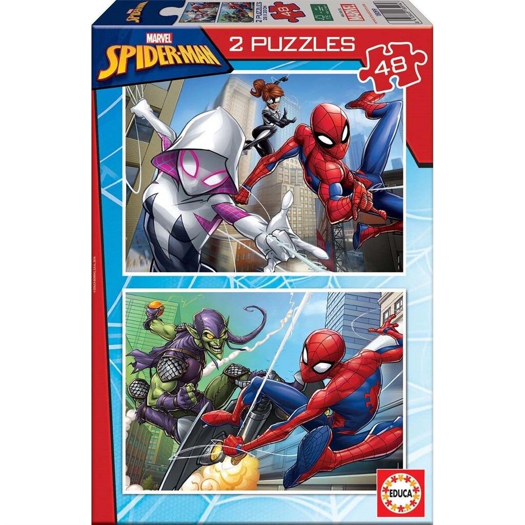 Educa Palapeli - Spiderman Multiverse 2x48 palaa