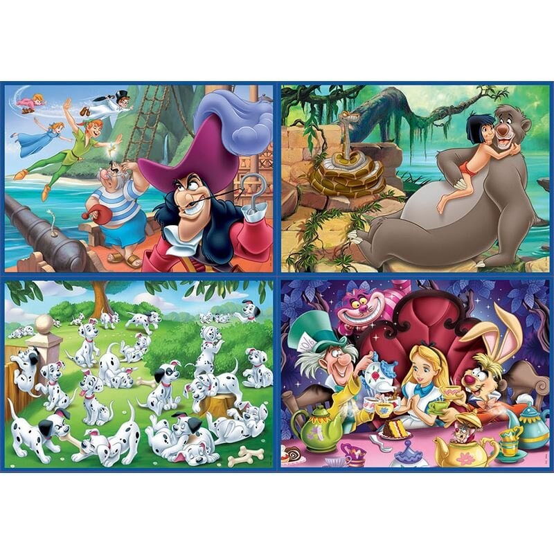 Educa Palapeli, Disney Classics 4-pakkaus 50-150 palaa