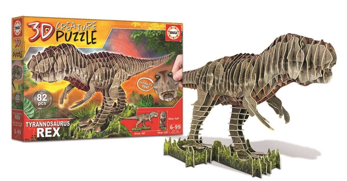 Educa 3D Palapeli, T-Rex 82 osaa