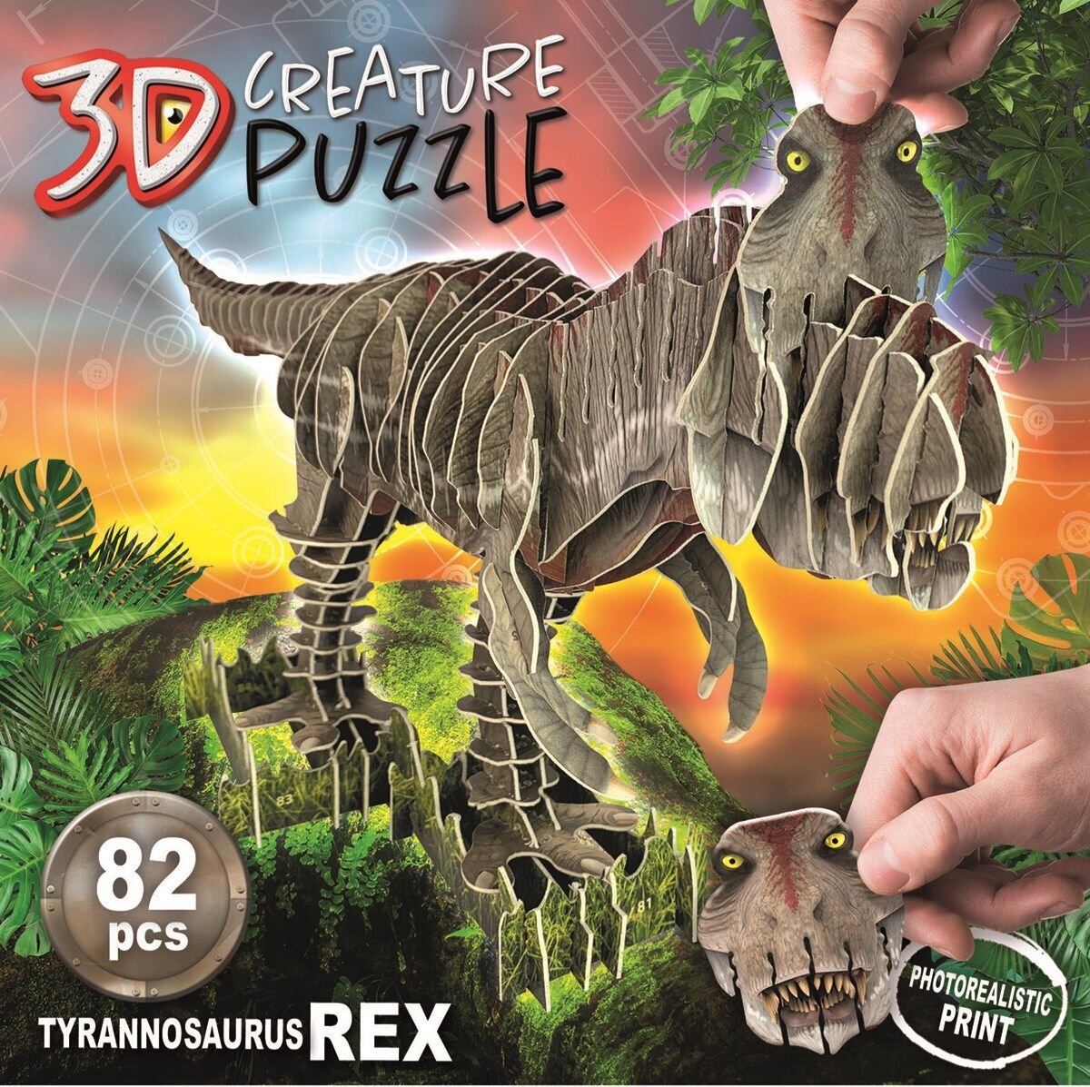 Educa 3D Palapeli, T-Rex 82 osaa