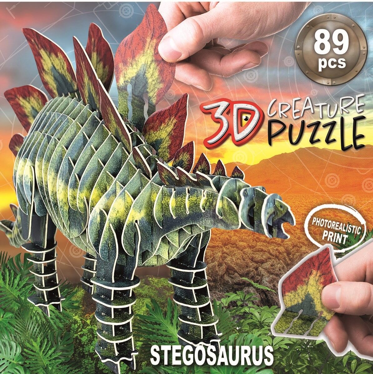 Educa 3D Palapeli - Stegosaurus 89 palaa