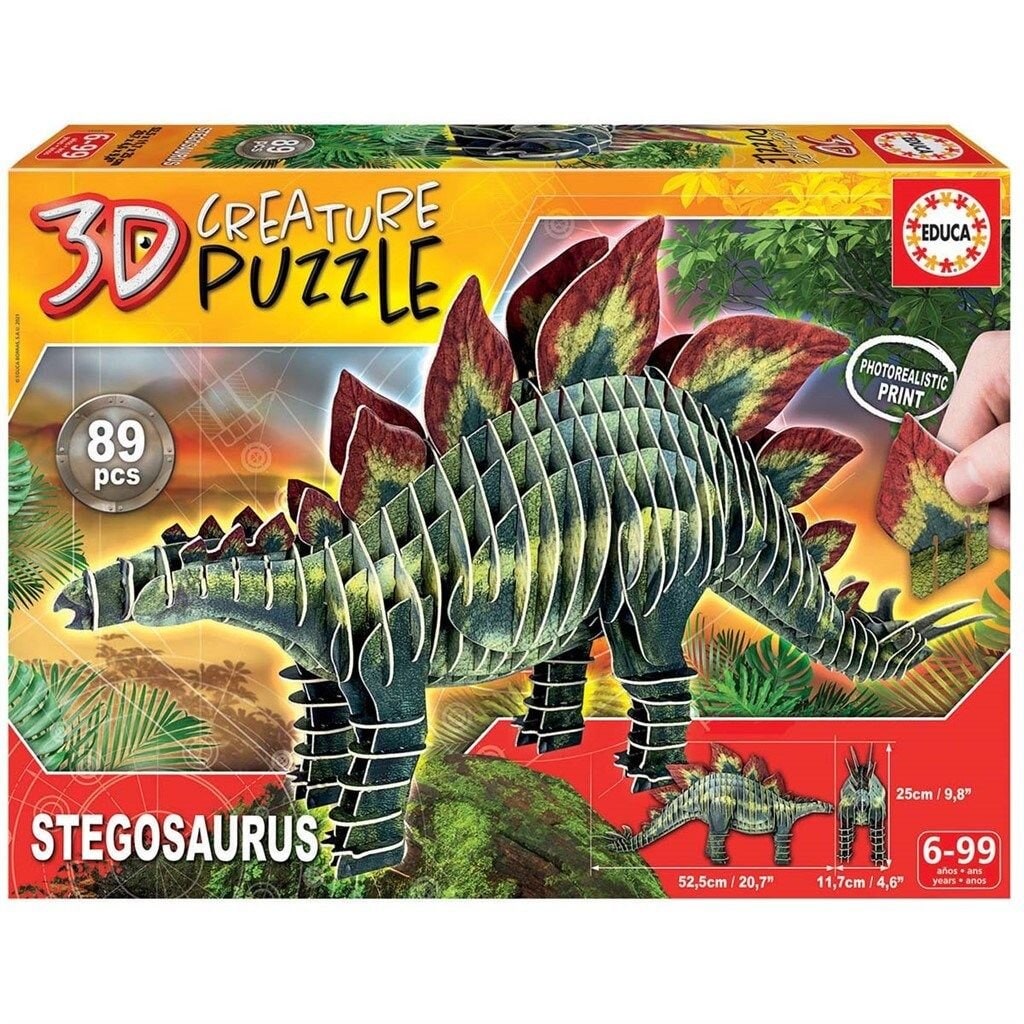 Educa 3D Palapeli - Stegosaurus 89 palaa