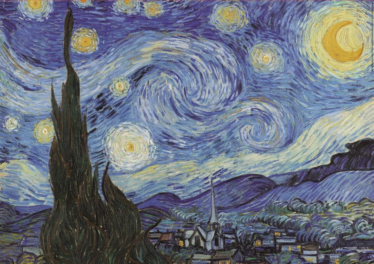 Educa Palapeli - The Starry Night, Vincent van Gogh 1000 palaa