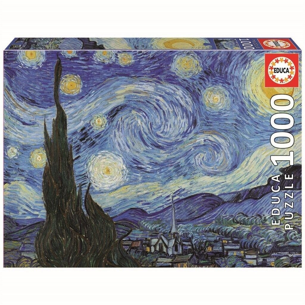 Educa Palapeli - The Starry Night, Vincent van Gogh 1000 palaa