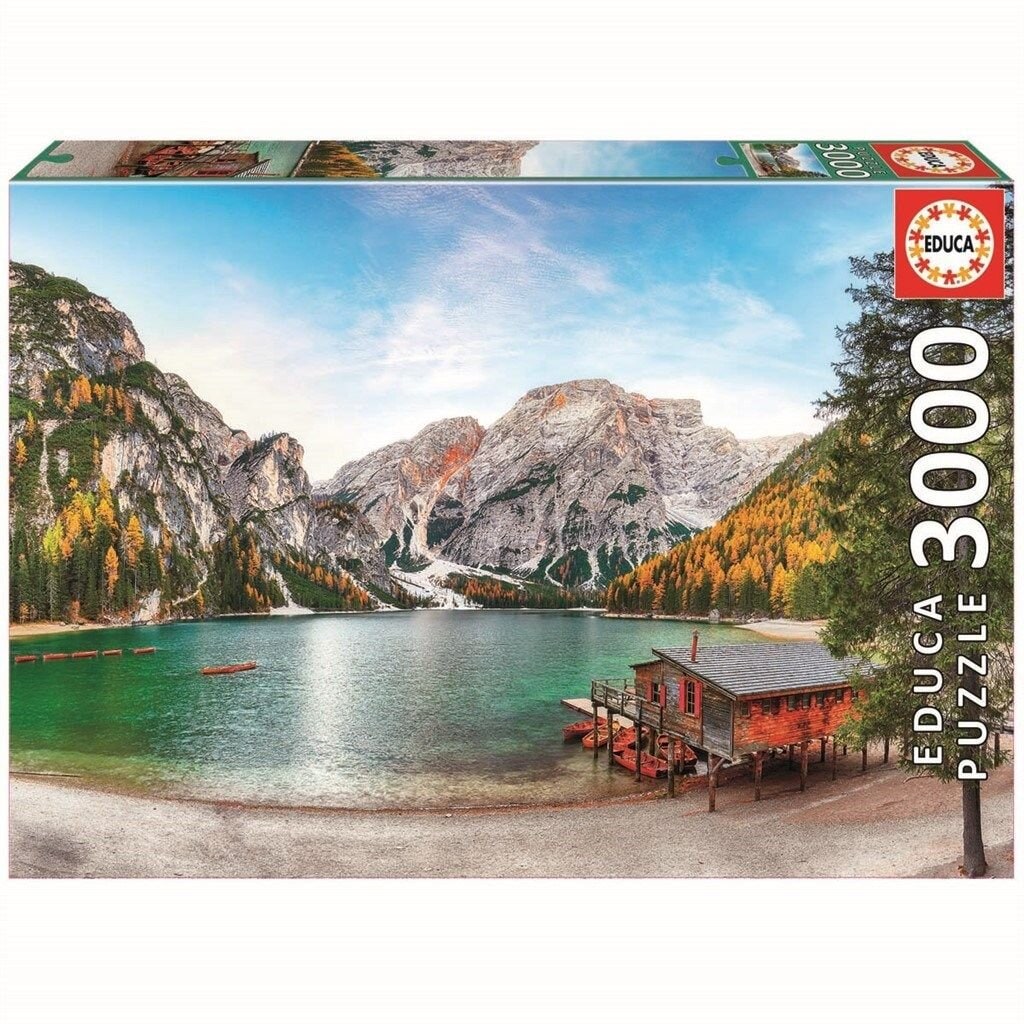 Educa Palapeli - Braies Lake at Autumn 3000 palaa