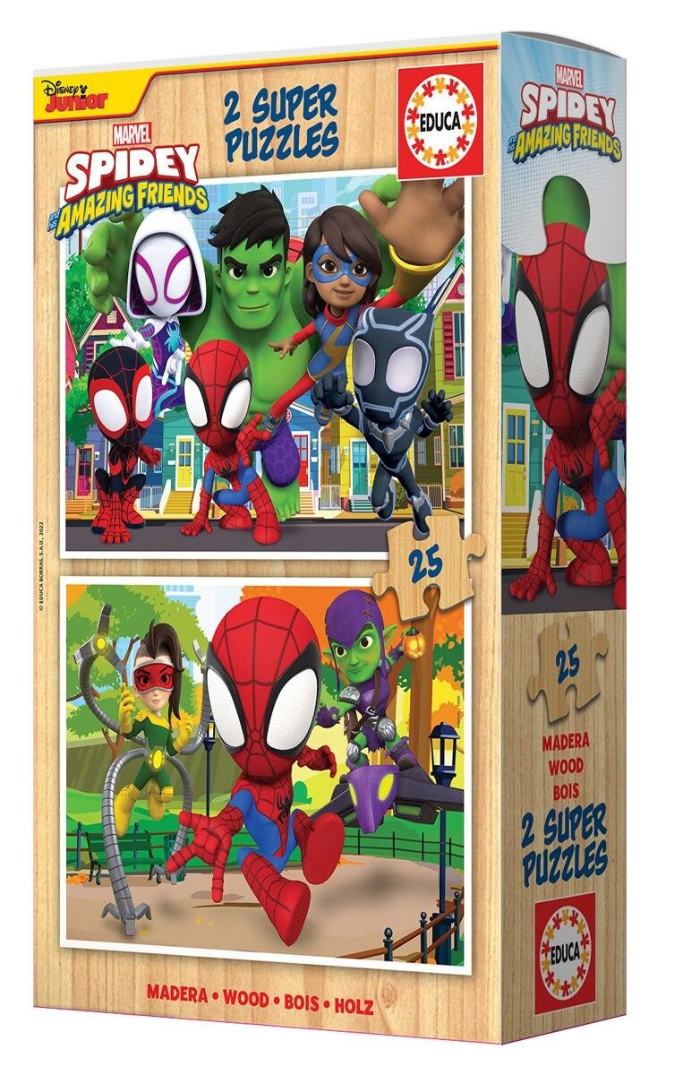 Educa Palapeli, Spidey & His Amazing Friends 2x25 palaa