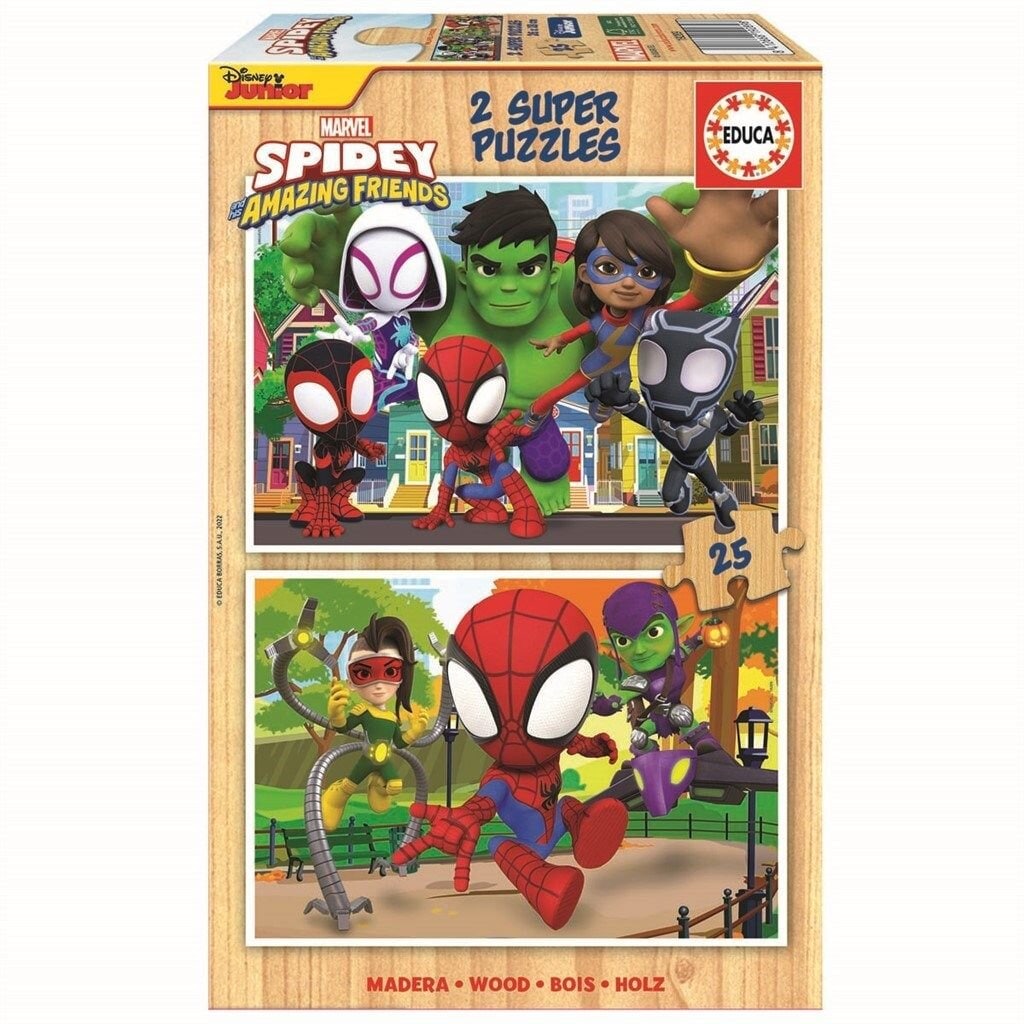 Educa Palapeli, Spidey & His Amazing Friends 2x25 palaa