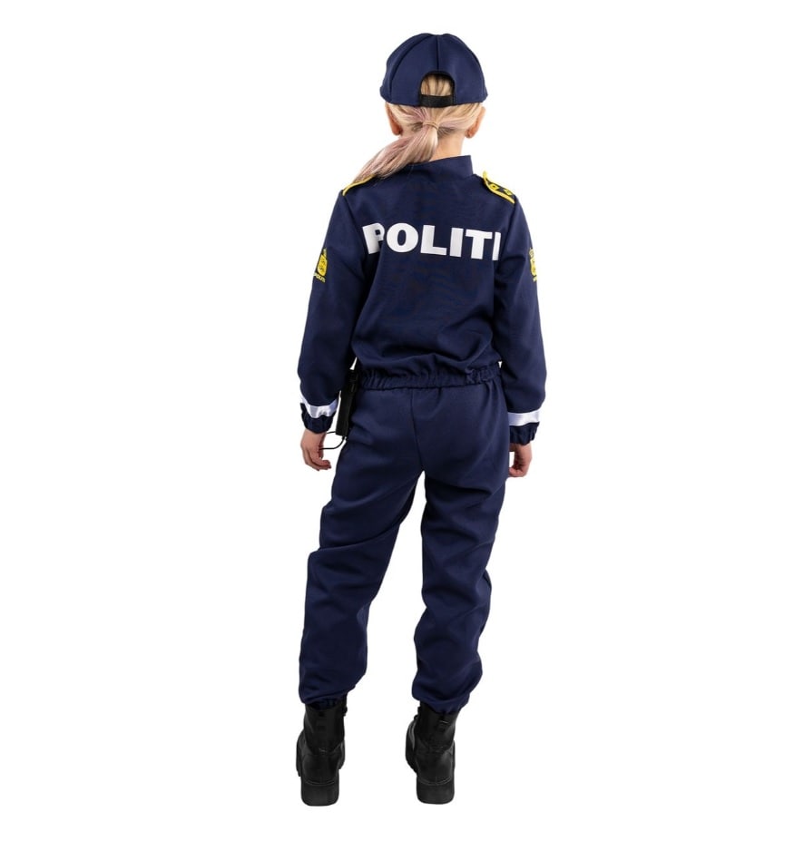 Tanskalainen poliisi Naamiaisasu lapset 3-8 vuotta