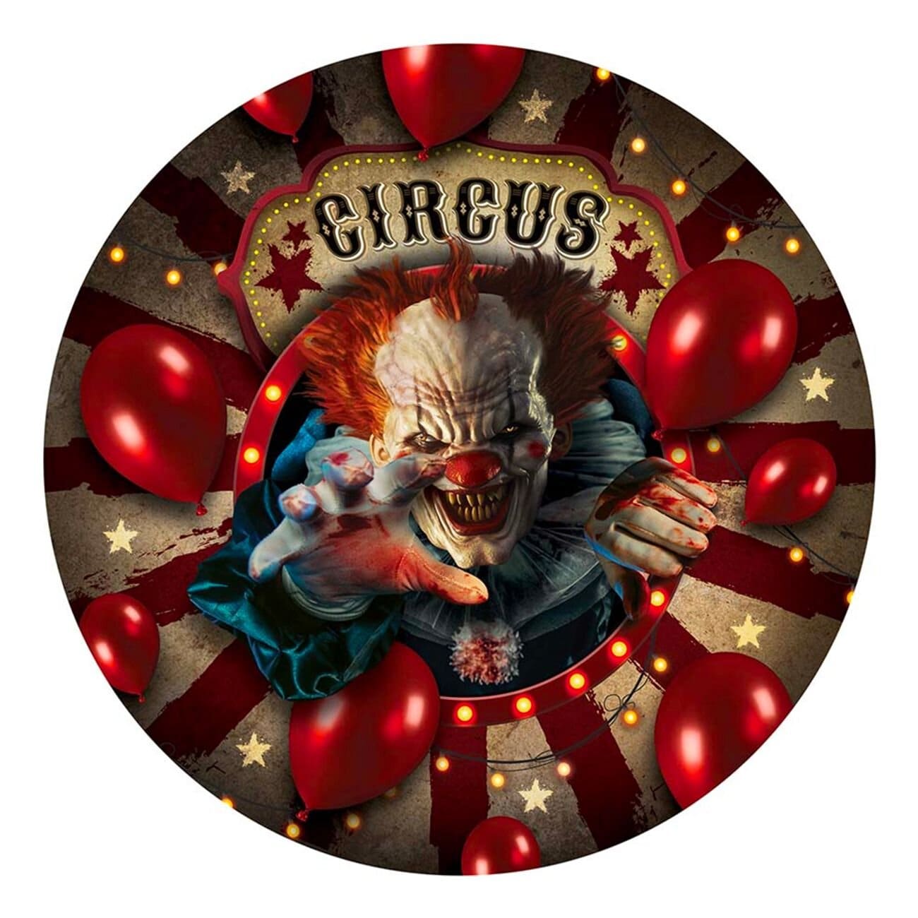 Halloween Circus - Lautaset 6 kpl	