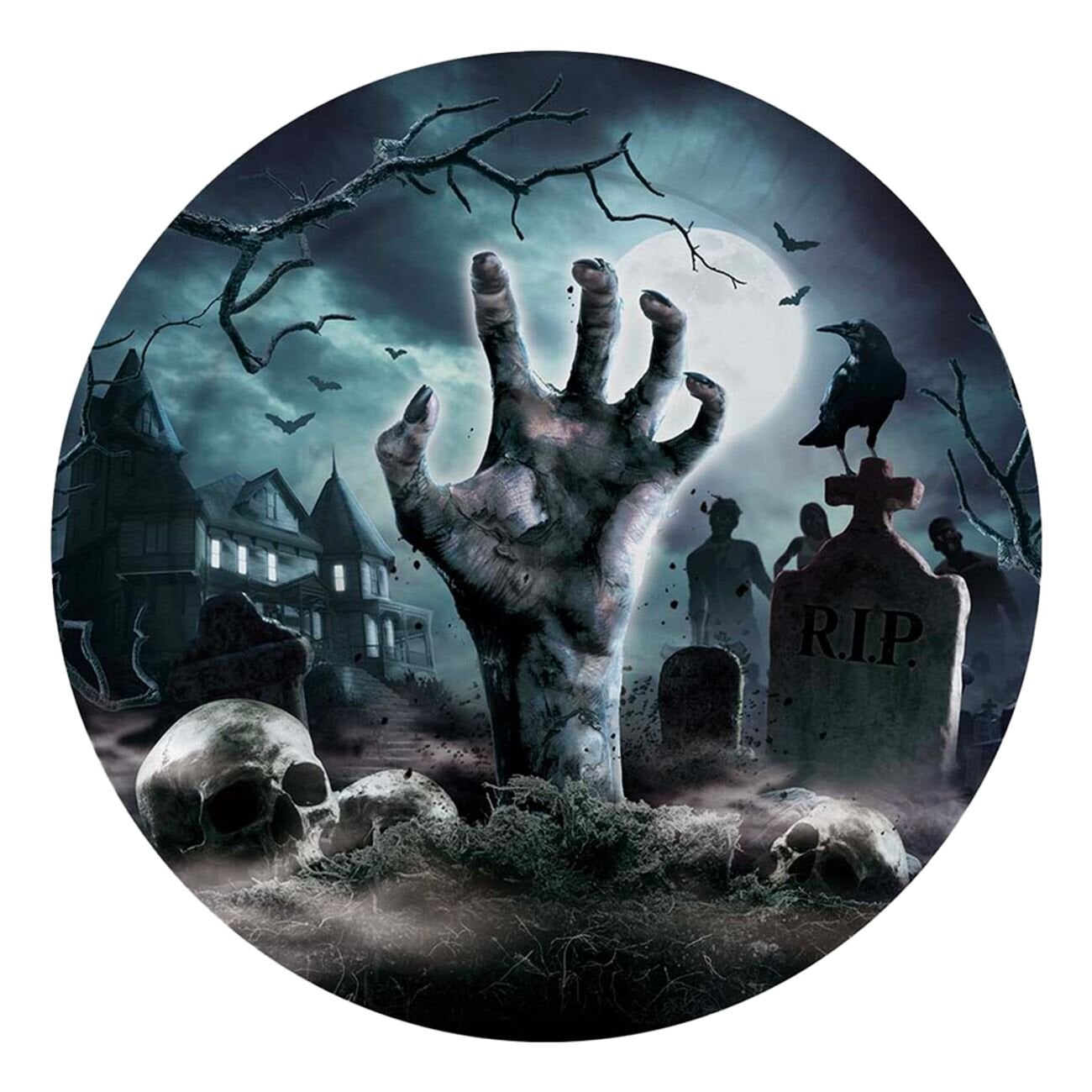 Halloween Cementary - Lautaset 6 kpl