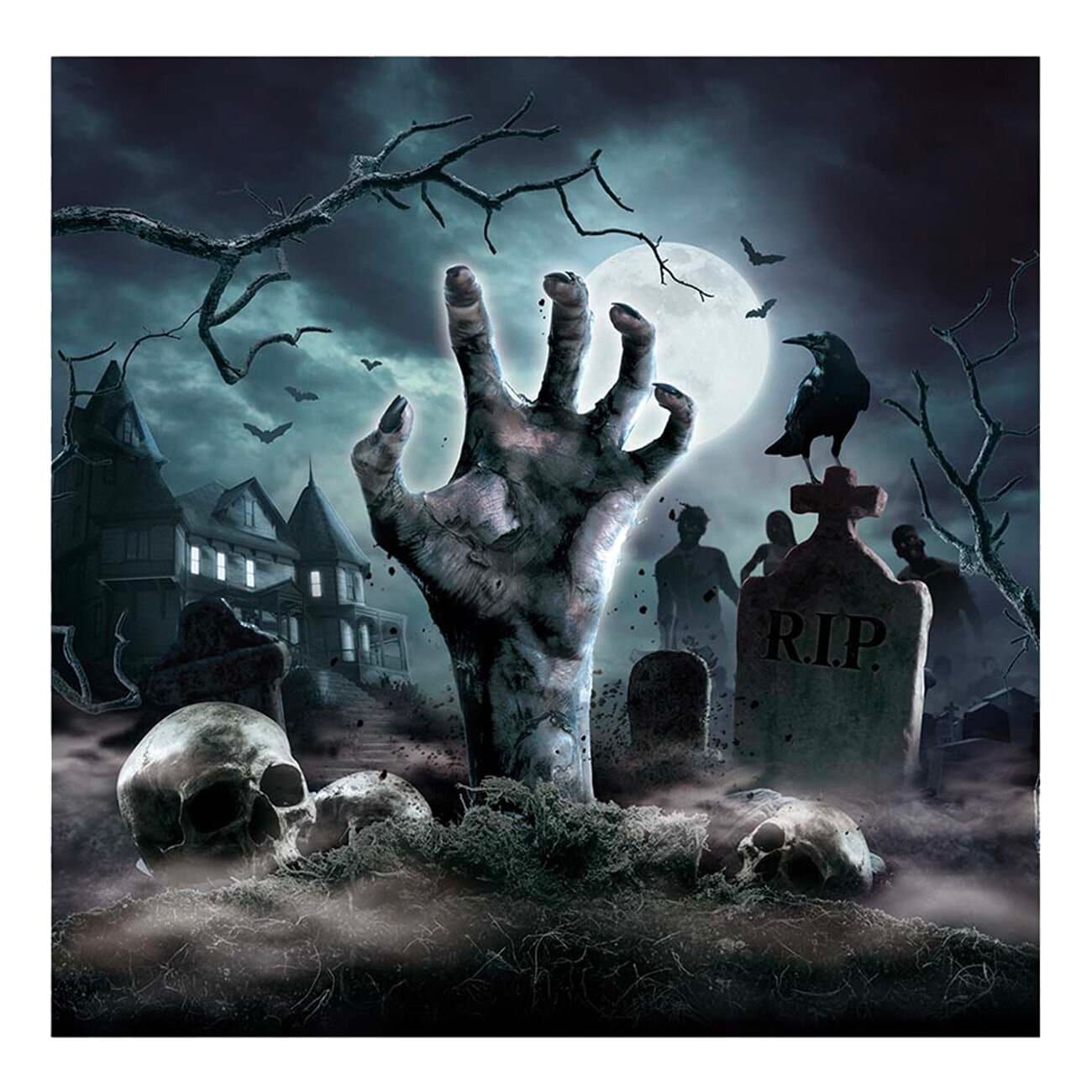 Halloween Cementary - Servetit 12 kpl