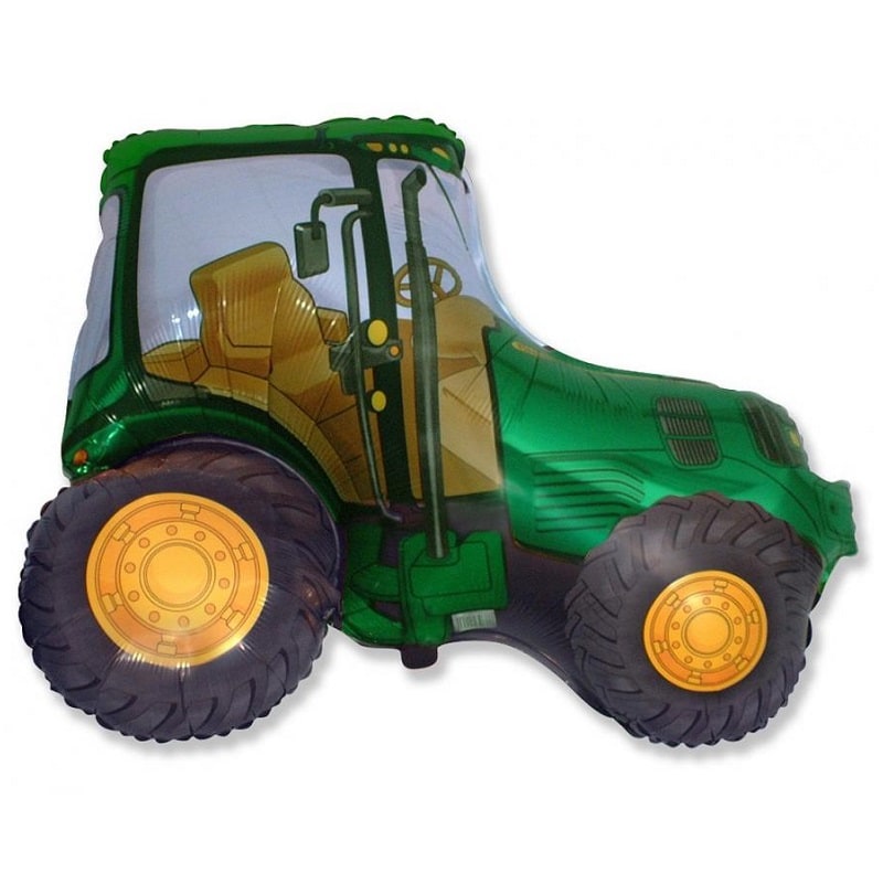 Folioilmapallo - Traktorin vihreä 96 x 76 cm